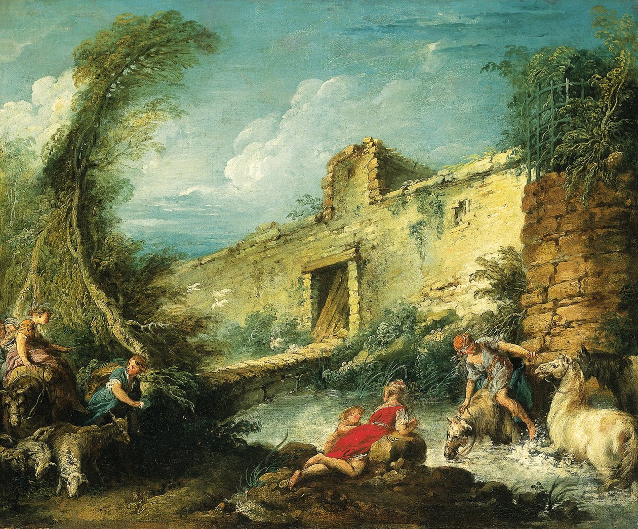 A Passagem do Gue de François Boucher