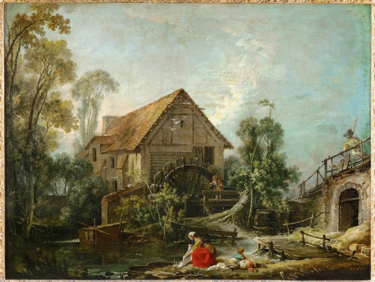 O moinho de François Boucher