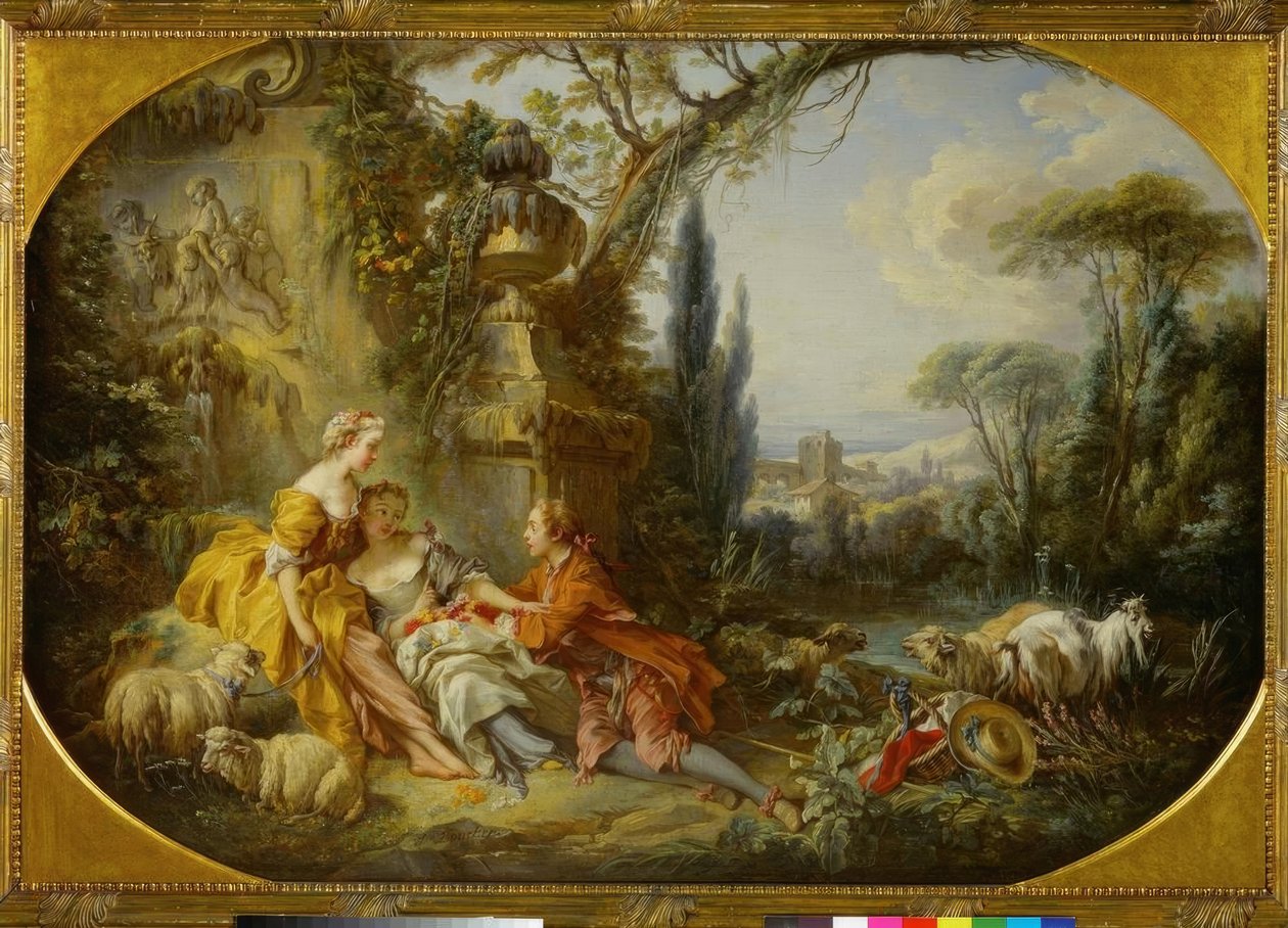 Os encantos da vida no campo de François Boucher