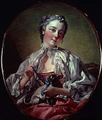 Madame Boucher, c.1743 (óleo sobre tela) de François Boucher