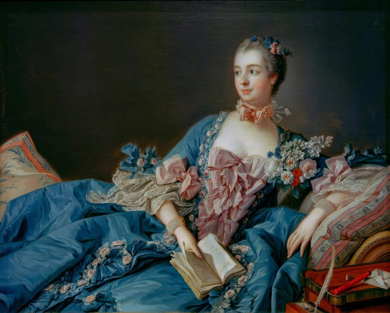 Madame de Pompadour de François Boucher