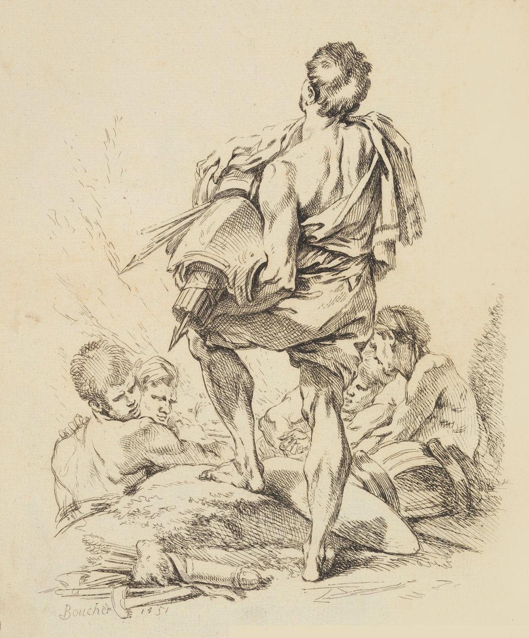 Novo livro de várias figuras, 1751. de François Boucher