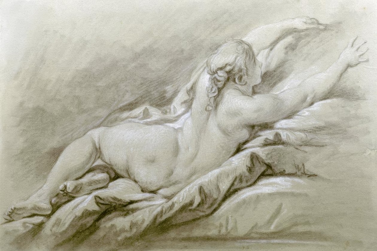 Nude deitado de François Boucher