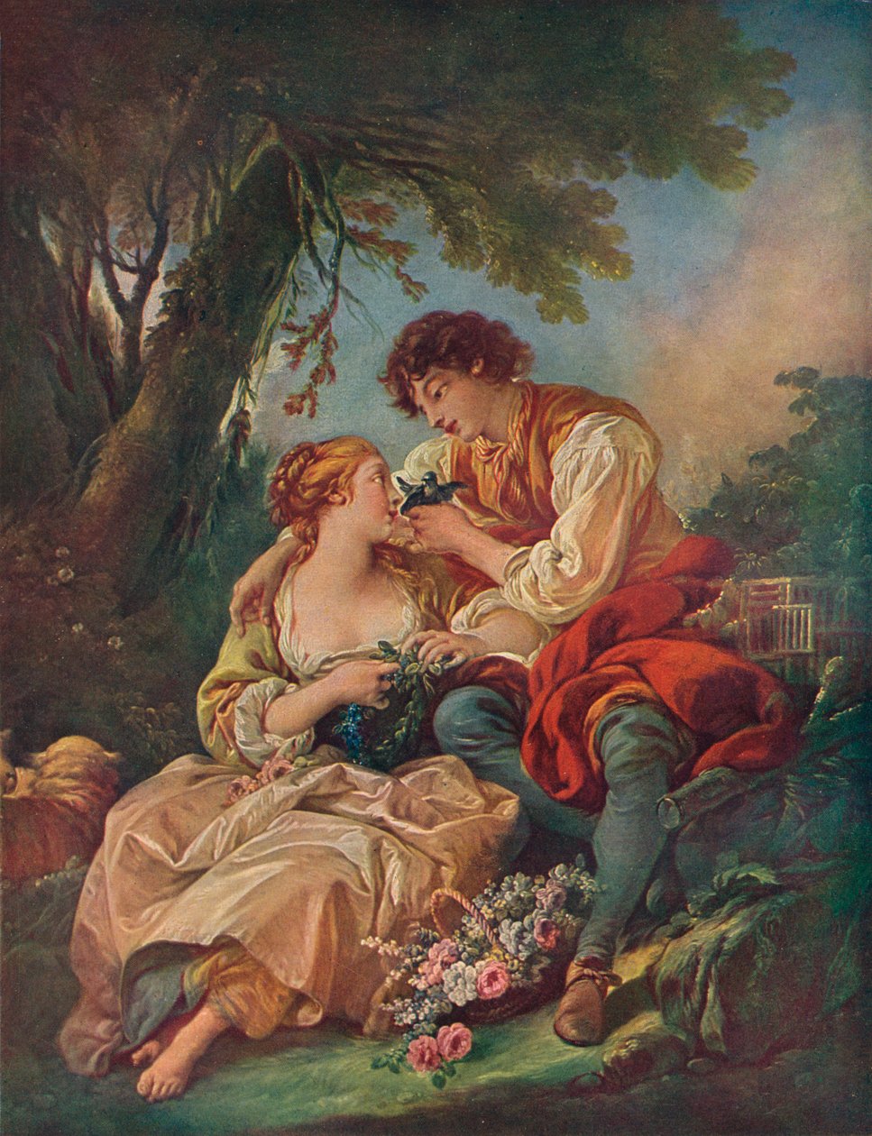 Assunto Pastoral, Século XVIII de François Boucher