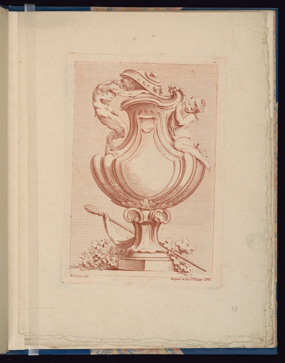 Placa 10, Livre de vasos de François Boucher