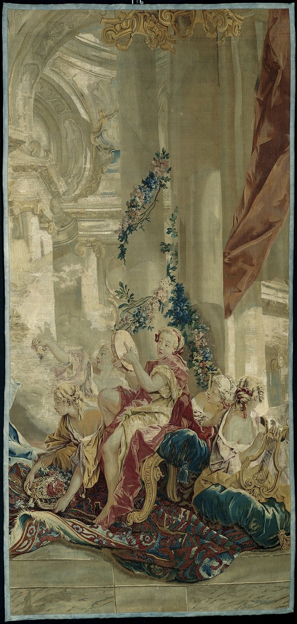 A entrada de Psique no Palácio de Cupido da História de Psique de François Boucher