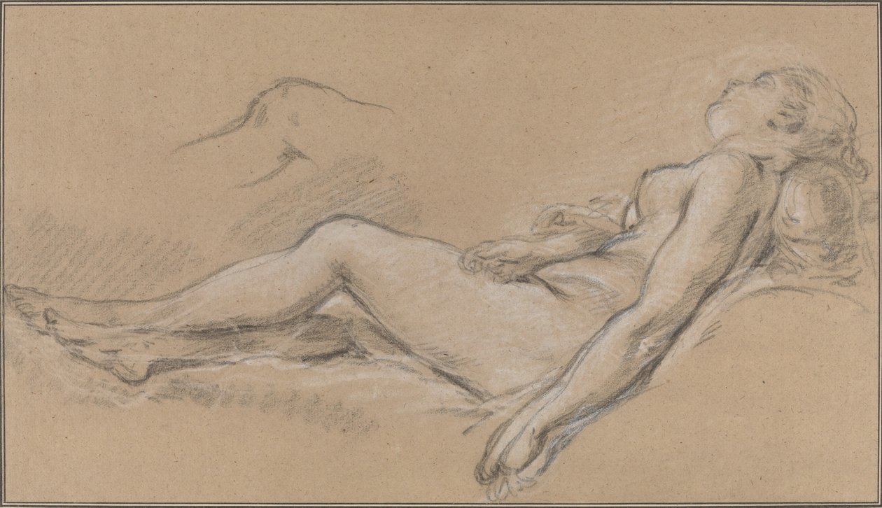 Ninfa Reclinada de François Boucher