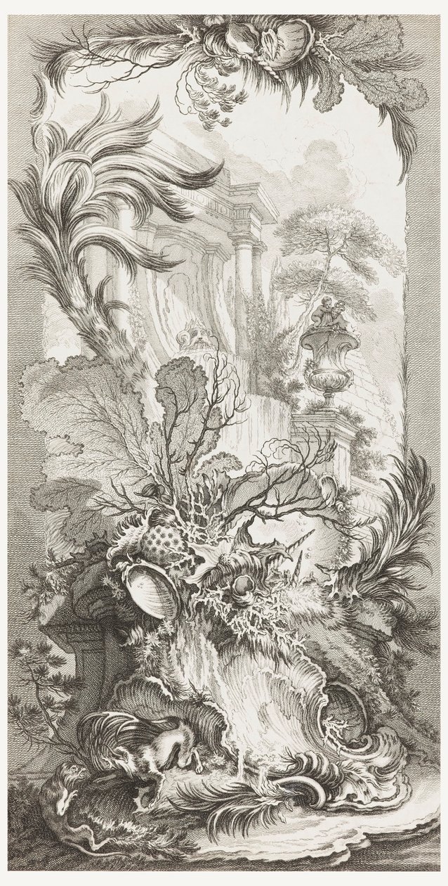 Rocaille (design rococó), em Novas peças para telas (Novos conceitos para telas) de François Boucher
