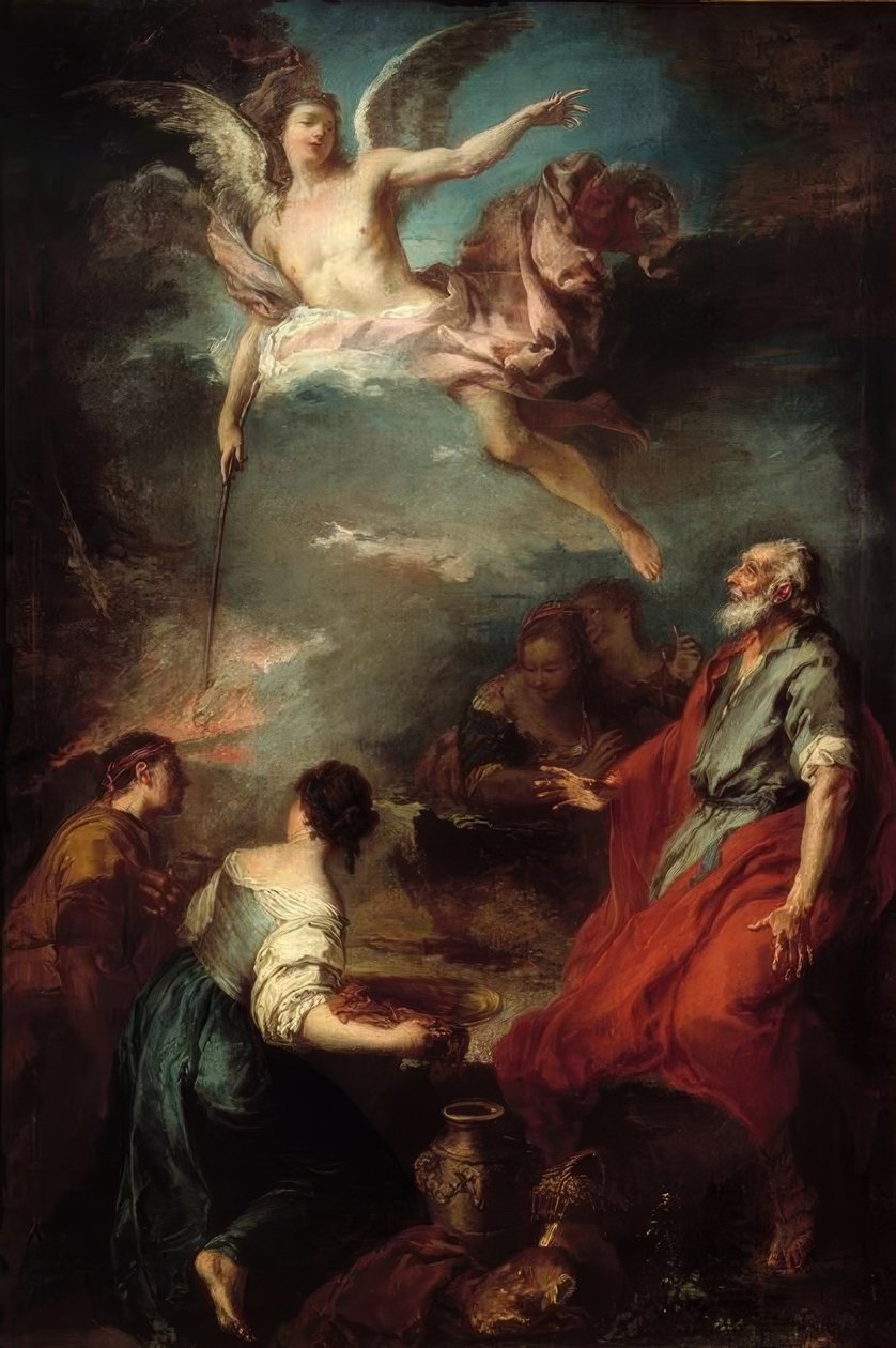 Sacrifício de Gideão de François Boucher