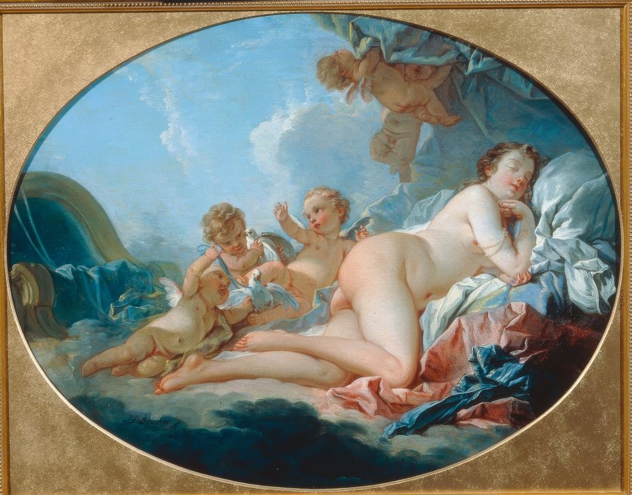 Venus dormindo de François Boucher