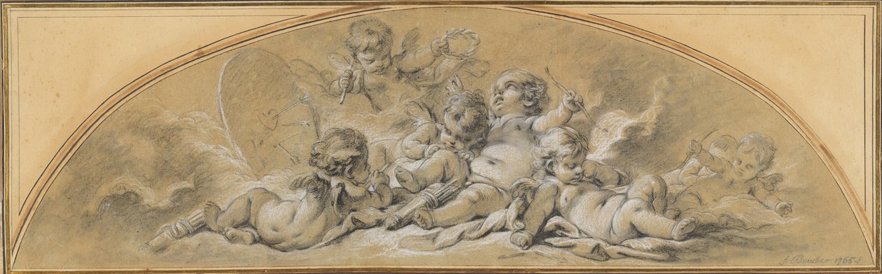 O concurso de tiro com arco de François Boucher
