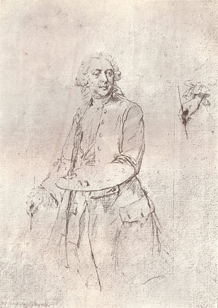 O Artista, século XVIII de François Boucher