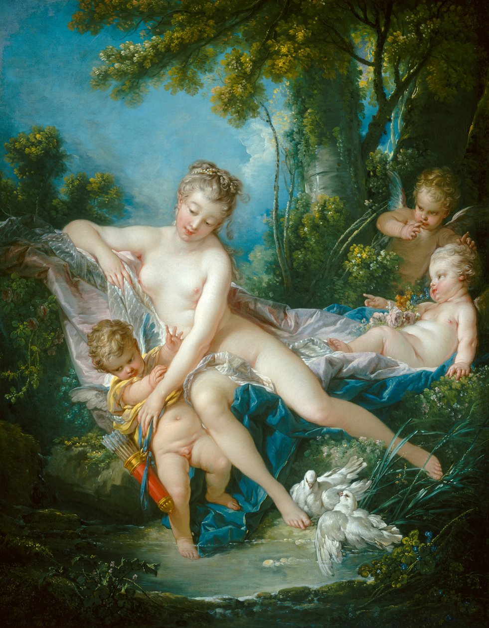 O Banho de Vênus, 1751. de François Boucher