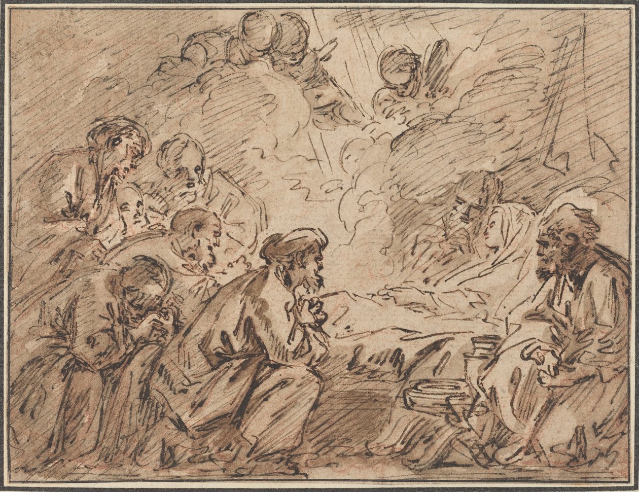 A Morte da Virgem de François Boucher