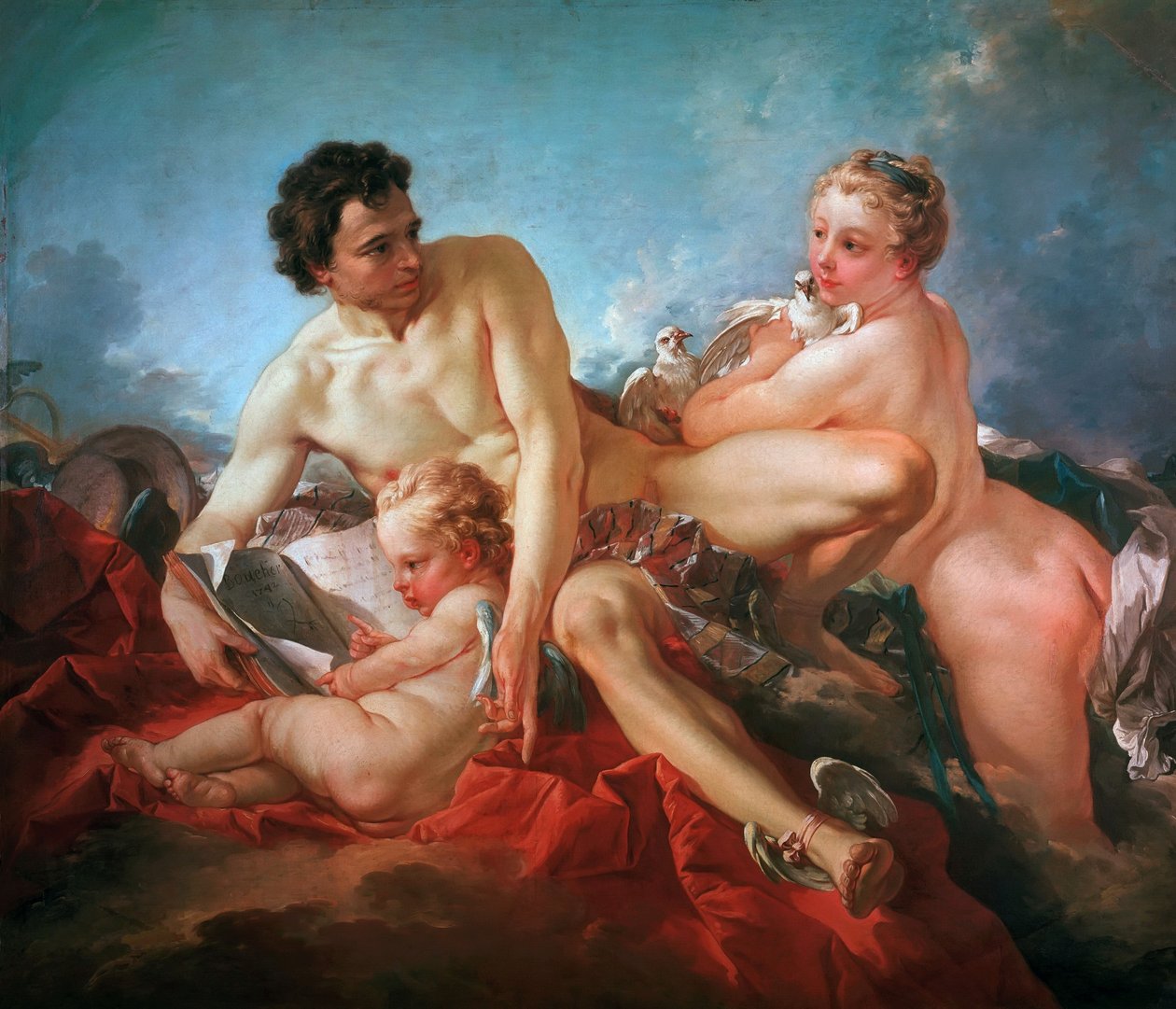 A educação do Cupido de François Boucher