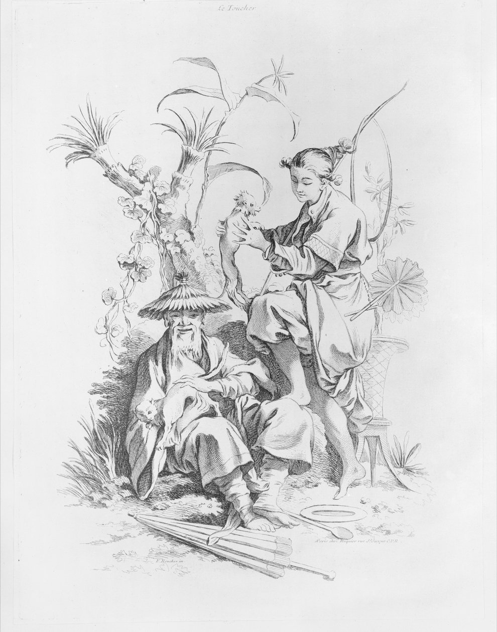 Os Cinco Sentidos, 1720-70. de François Boucher