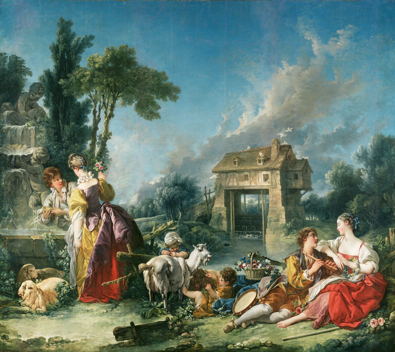 A fonte do amor de François Boucher