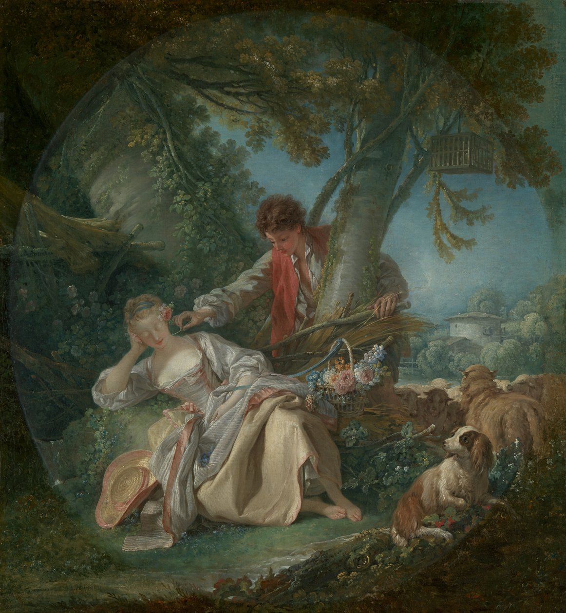 O sono interrompido, 1750. de François Boucher