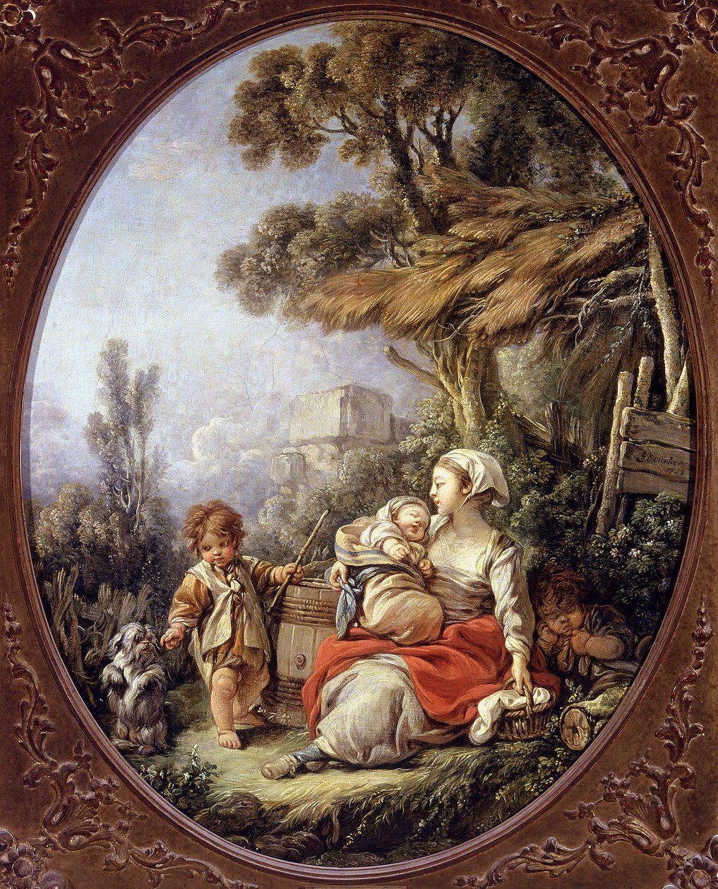 The Little Dogs Dance de François Boucher