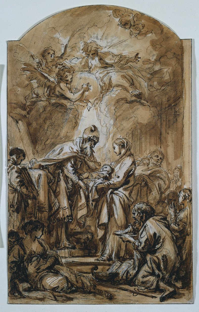A Apresentação no Templo, c. 1770 de François Boucher