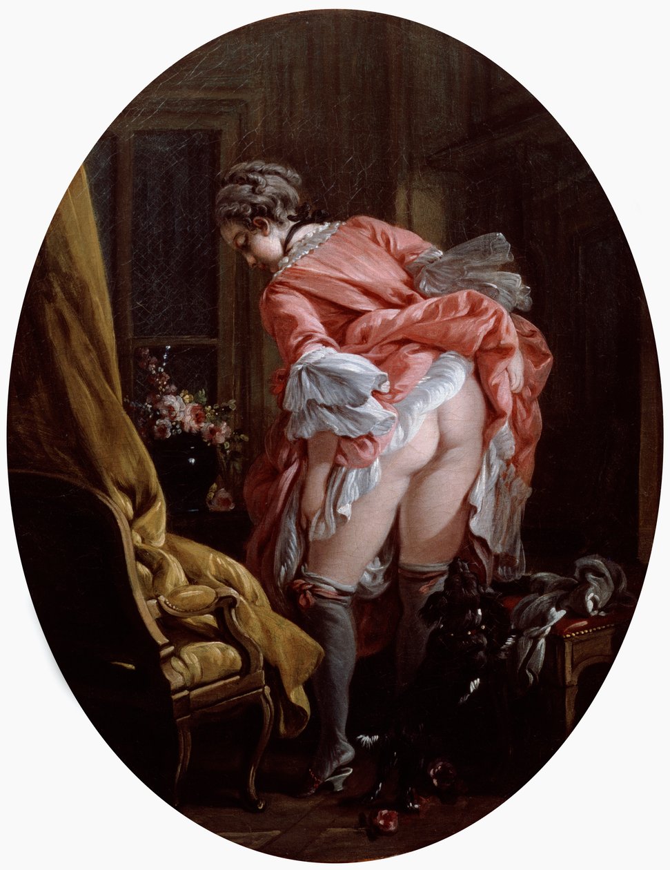 A saia levantada, 1742 de François Boucher