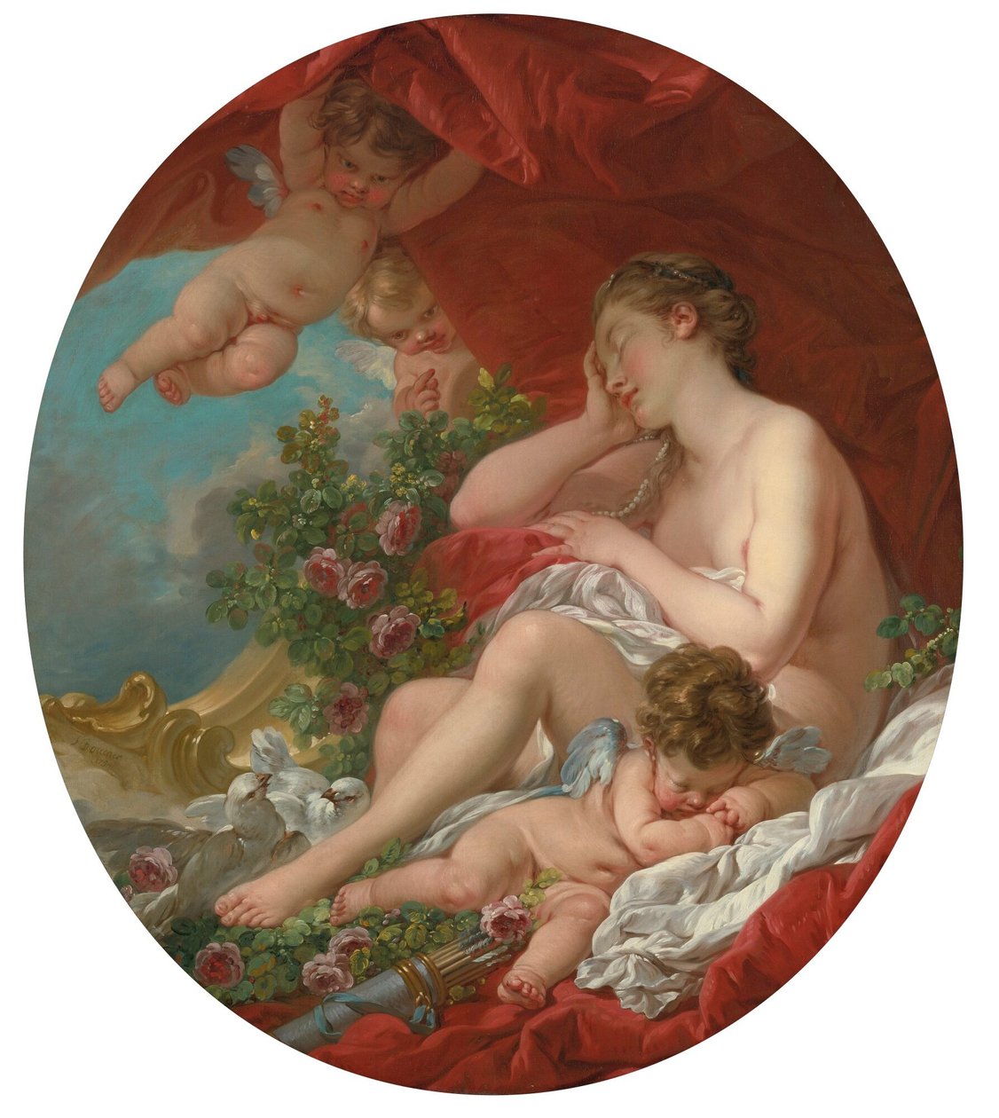 O sono de Vénus de François Boucher