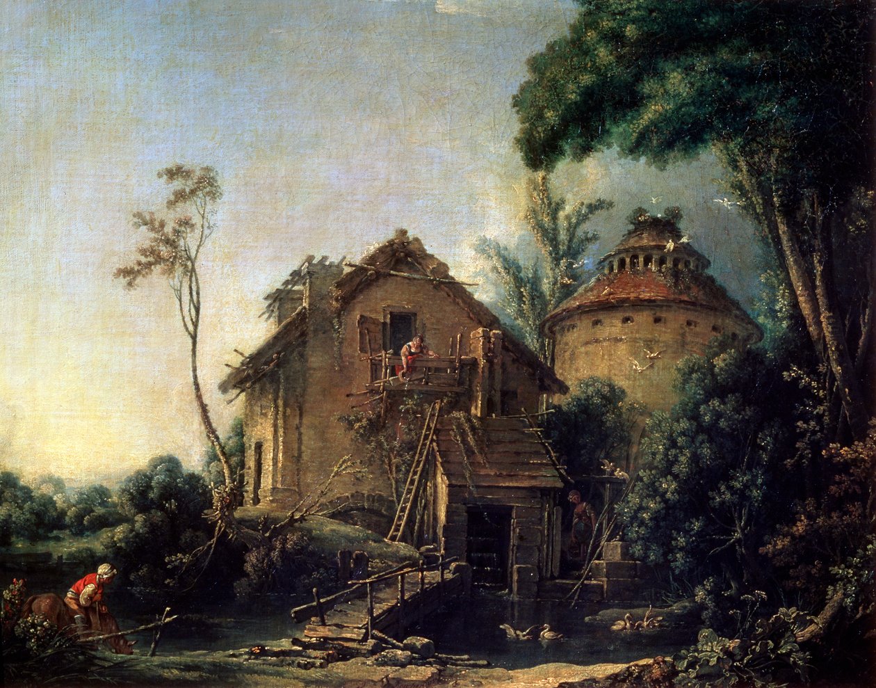O moinho de vento, 1752. de François Boucher
