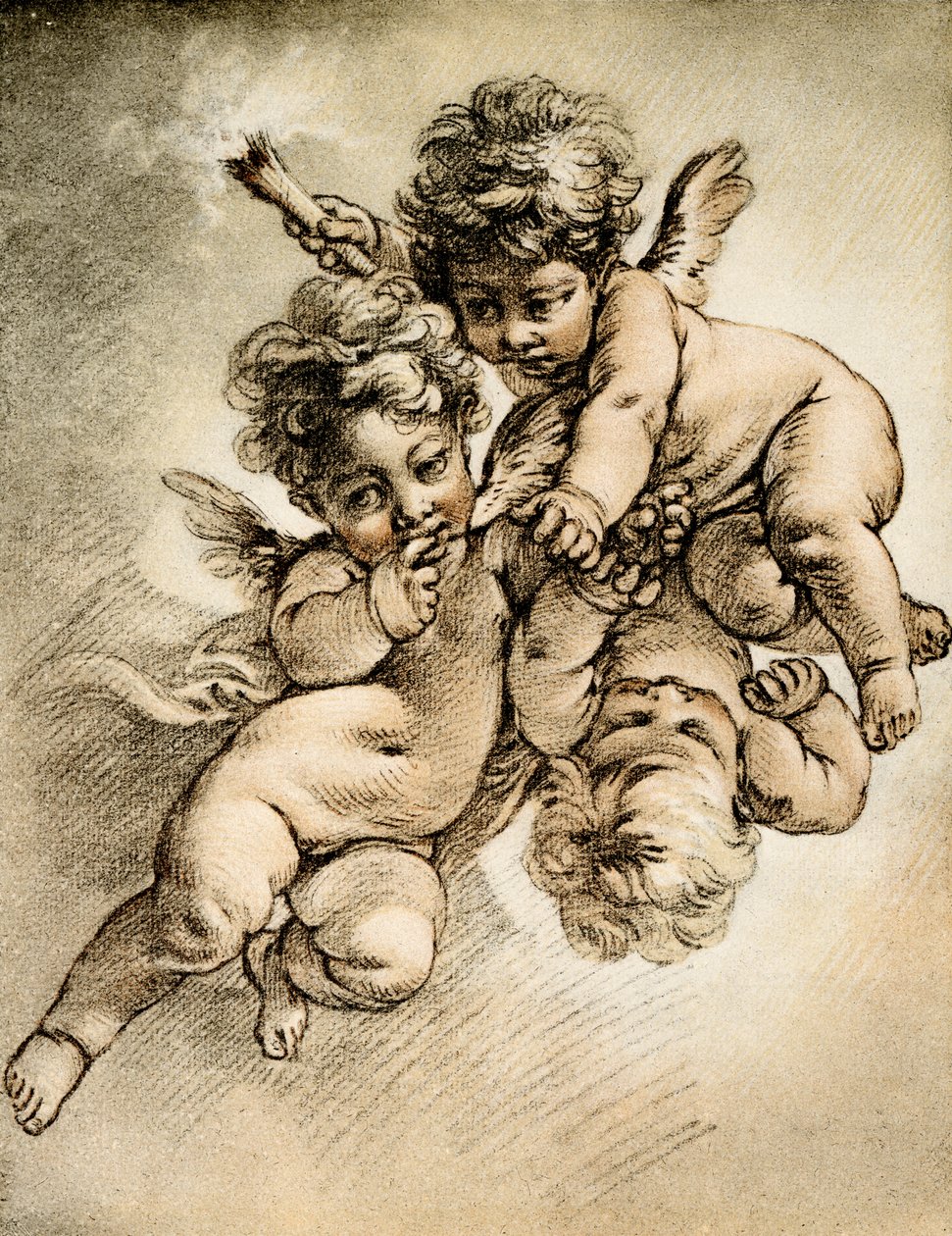 Três cupidos de François Boucher