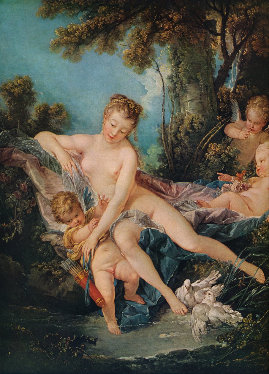 Amor Consolador de Vênus, 1751 de François Boucher