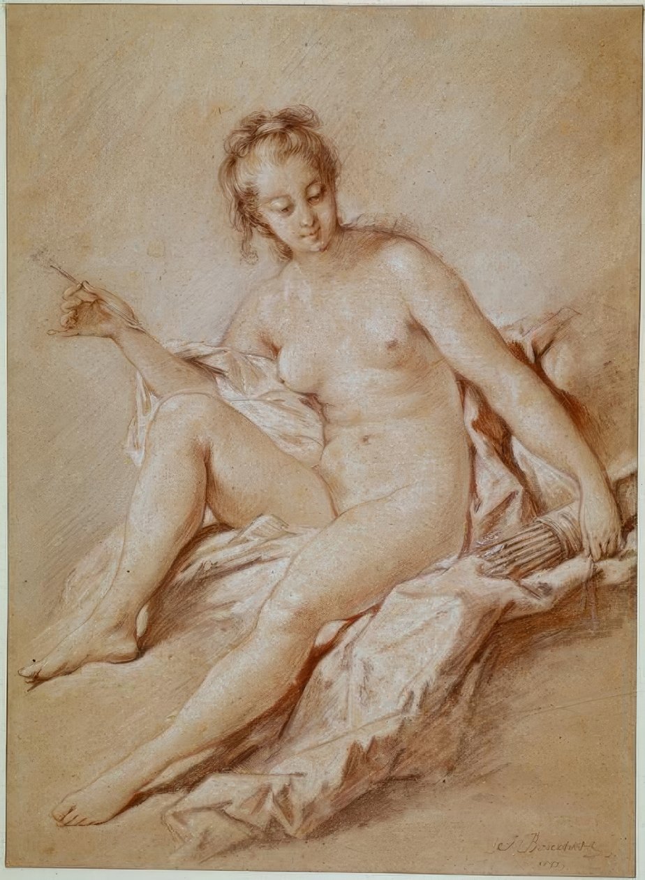 Vênus com flecha e aljava de François Boucher