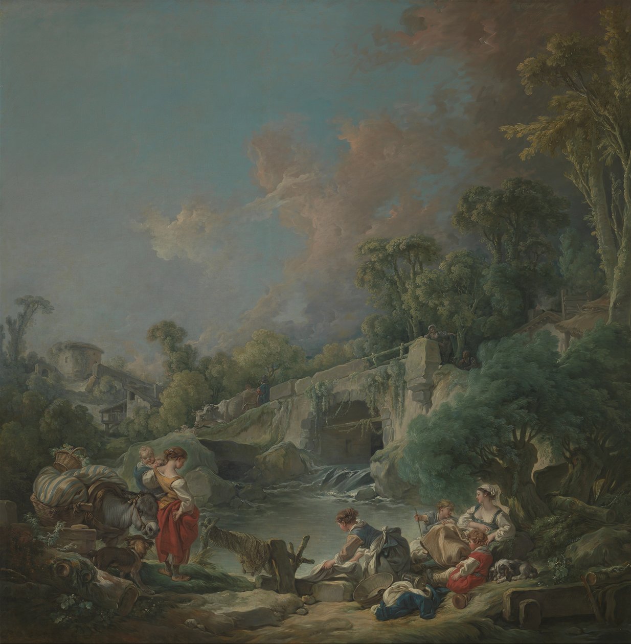Lavadeiras, 1768. de François Boucher