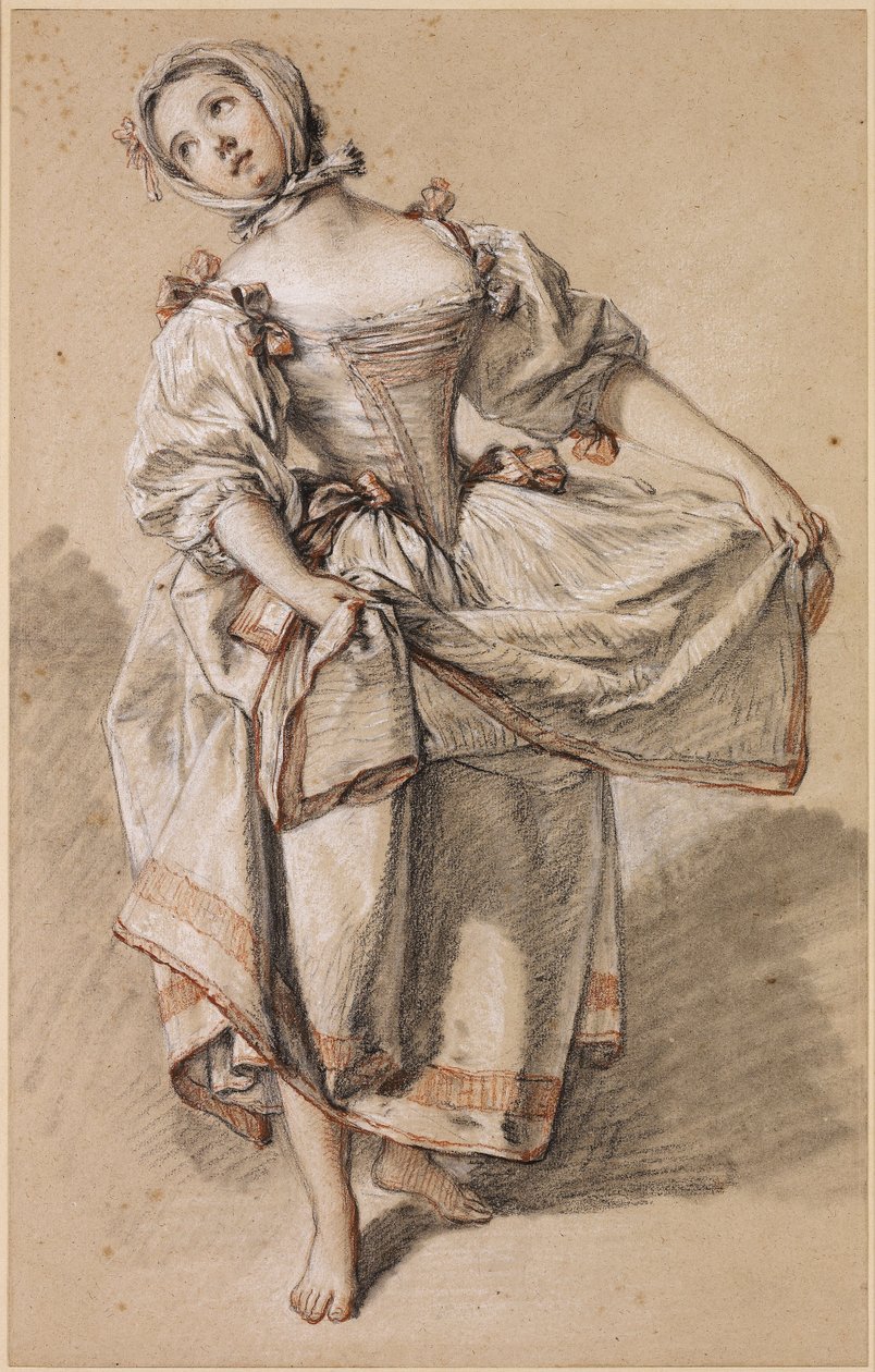 Jovem country dançando de François Boucher