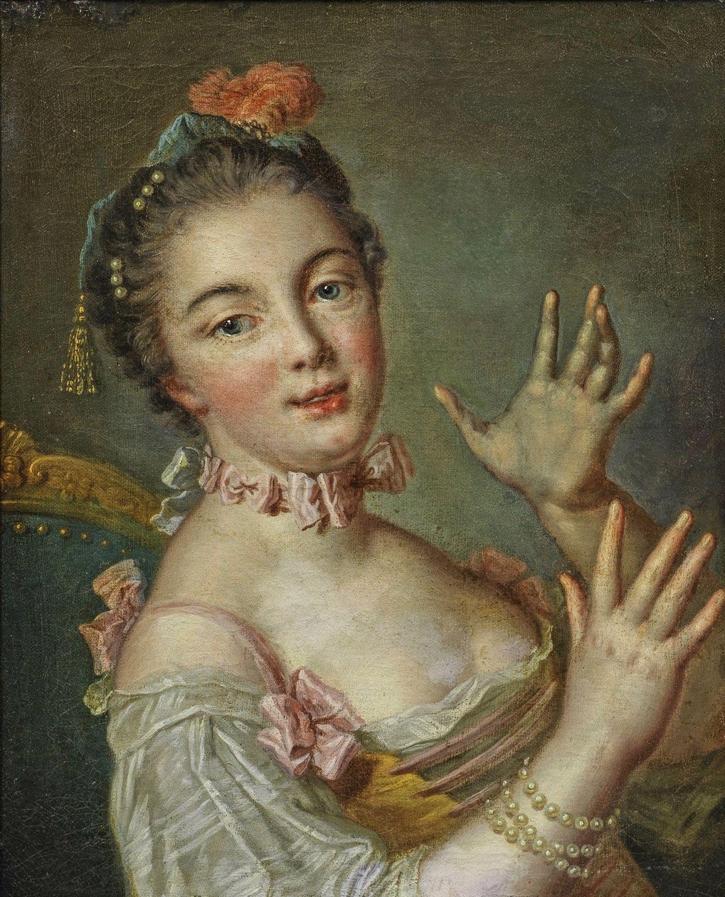 Jovem senhora de François Boucher