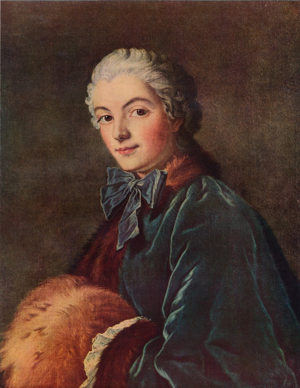 Jovem senhora com um regalo, c1750, 1938 de François Boucher