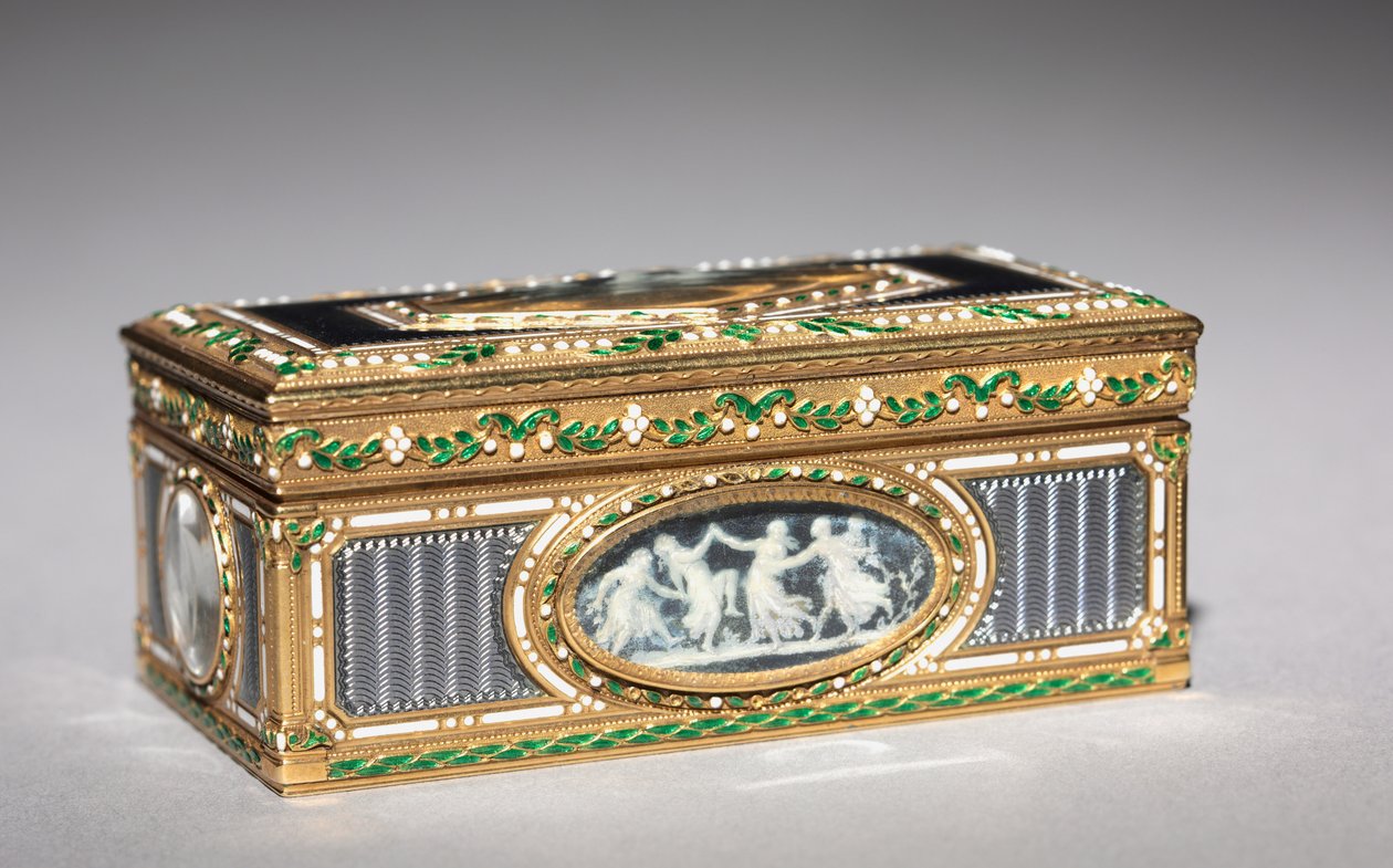 Caixa de rapé, 1774-80 de François Chazeray