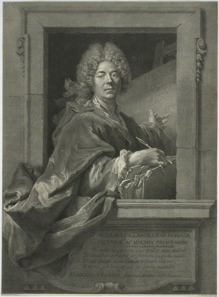 Nicolas de Largilliere de François Chereau