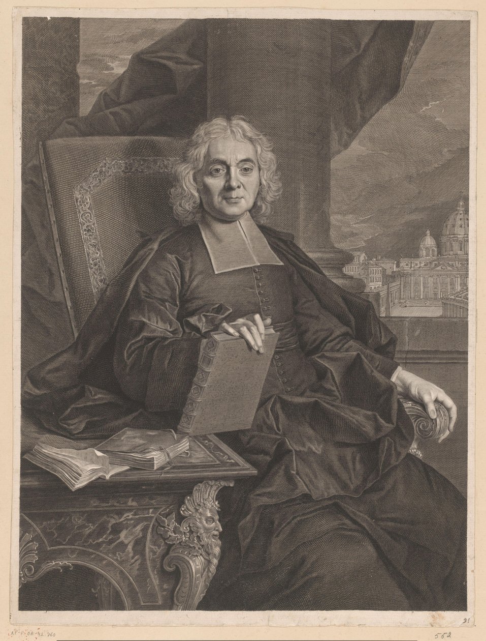 Retrato de Eusèbe Renaudot aos 74 anos de idade de François Chéreau (I)