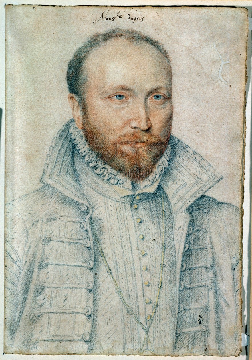 Retrato de Antoine de Crussol, primeiro duque de Uzes de François Clouet