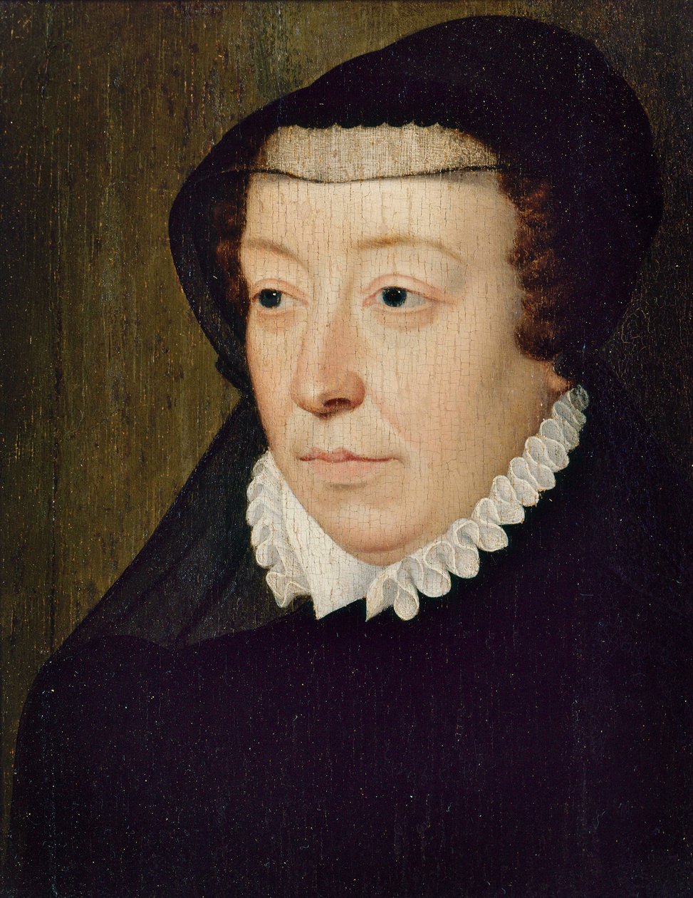 Retrato de Catarina de Médici 1519-1589, 1565. de François Clouet