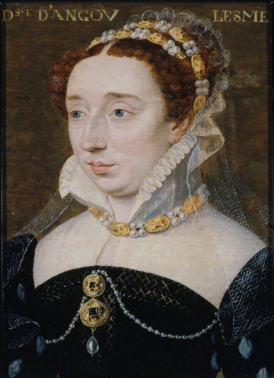 Retrato de Diane de France, Duquesa de Angoulême 1538-1619, 1570. de François Clouet