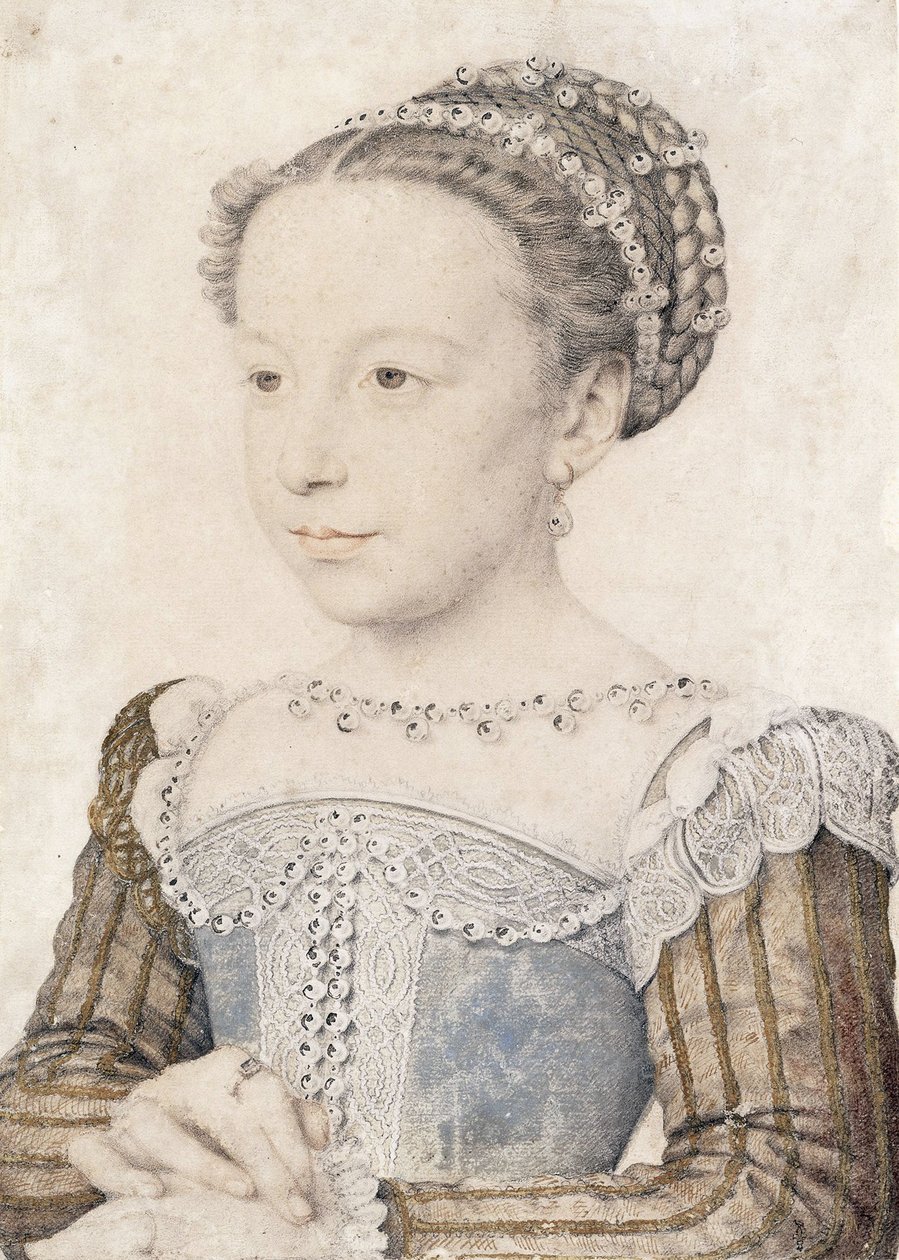 Retrato de Margaret of Valois 1553-1615, ca 1559 de François Clouet