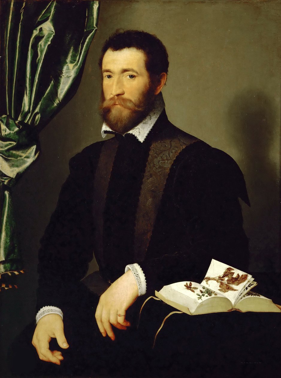 Retrato de Pierre Quthe, Boticário, 1562. de François Clouet