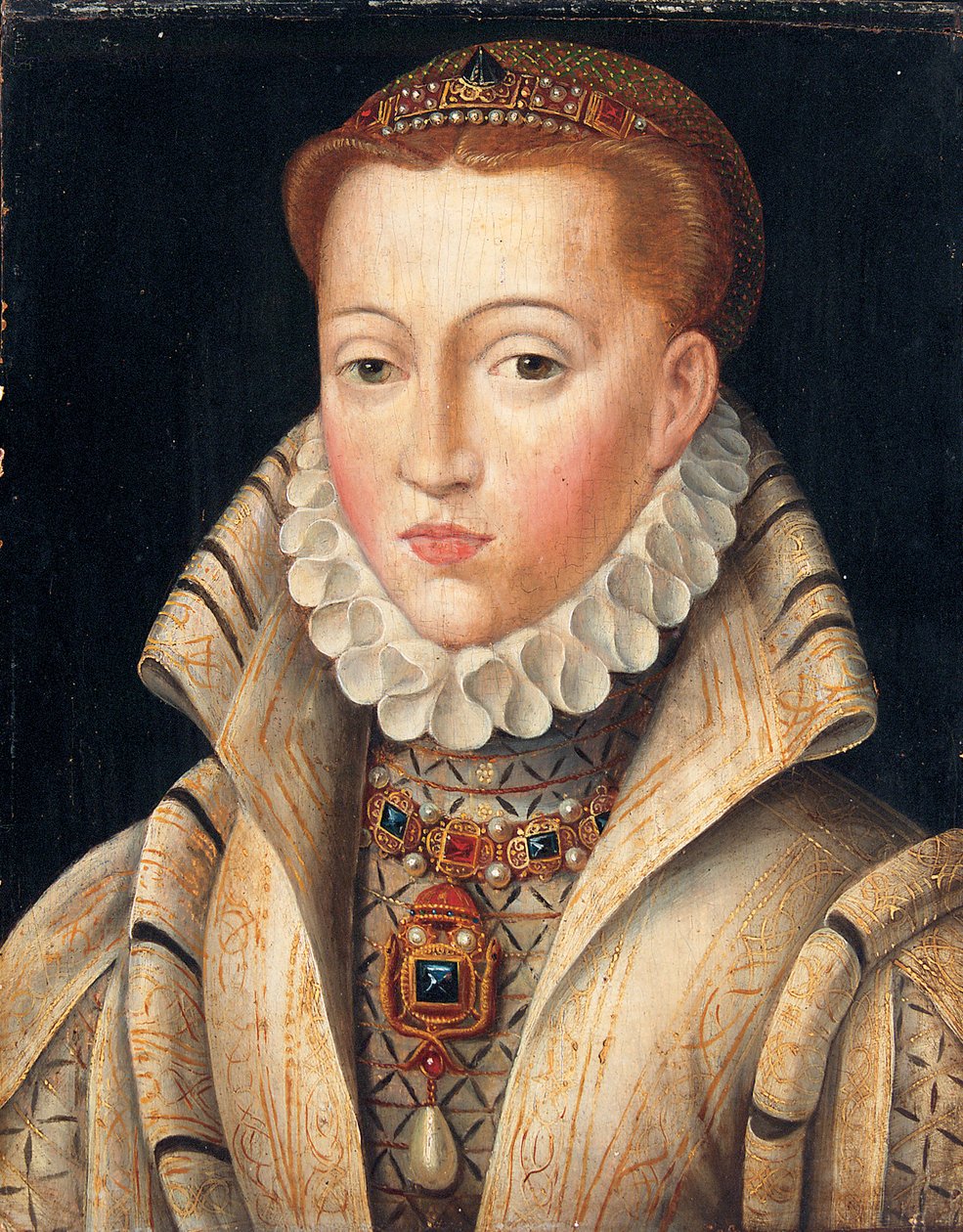 Retrato de uma senhora, anteriormente identificada como Lady Jane Gray de François Clouet