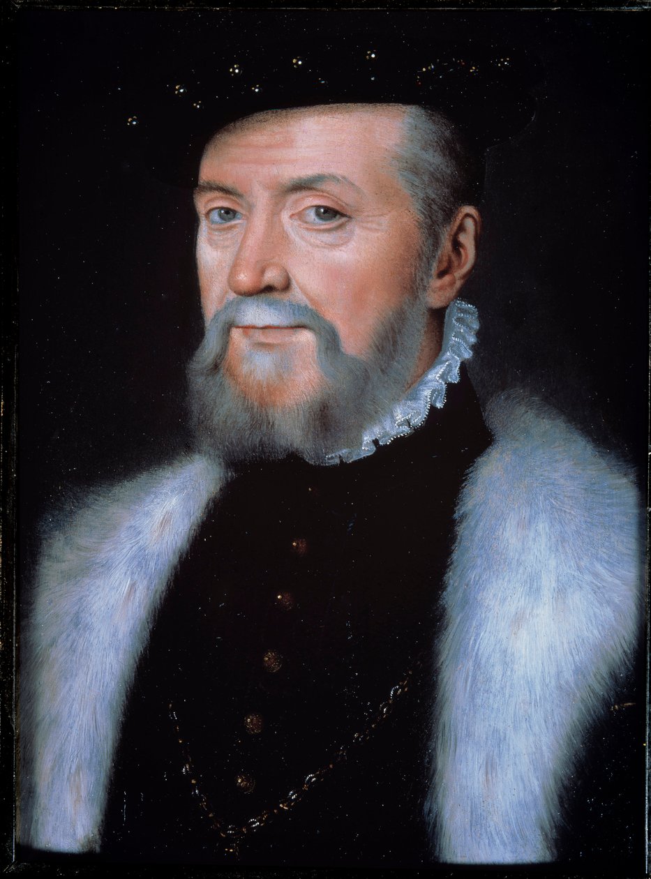 Retrato da Conetável Anne de Montmorency de François Clouet