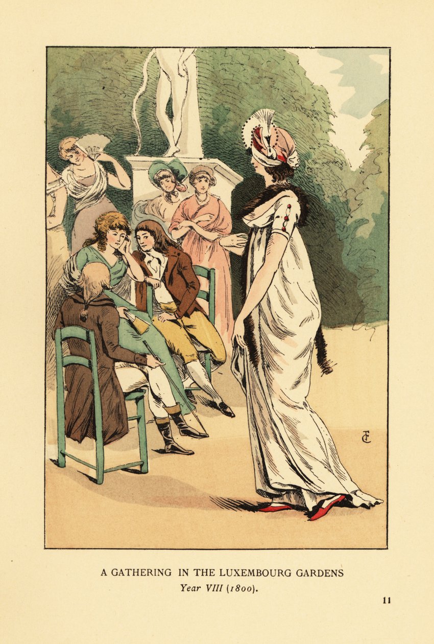 Um Encontro nos Jardins do Luxemburgo, Ano VIII de François Courboin