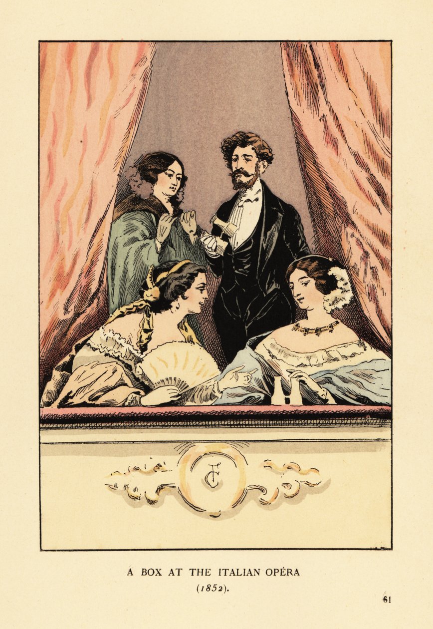 Uma caixa na Ópera Italiana de François Courboin