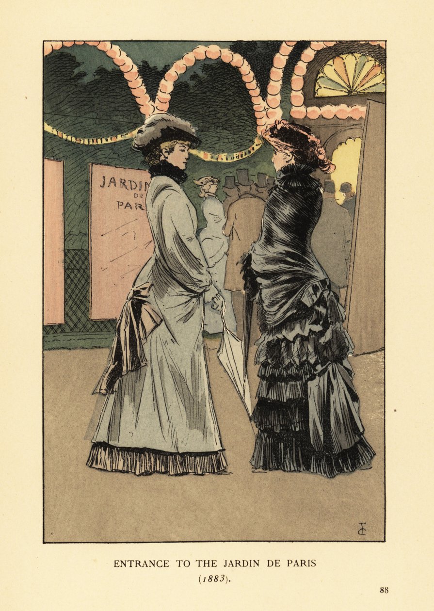 Entrada do Jardim de Paris de François Courboin