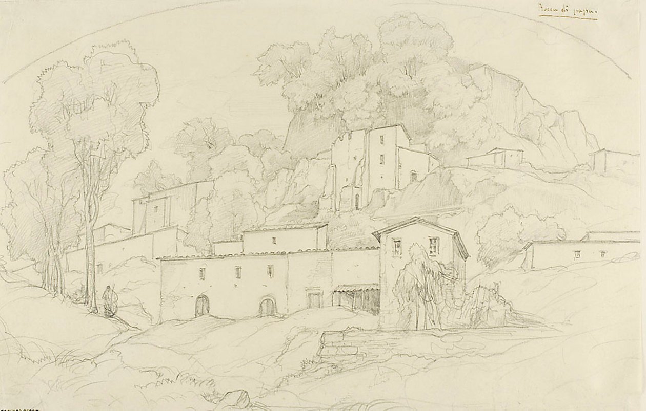 Rocca di Papa de François Edouard Bertin