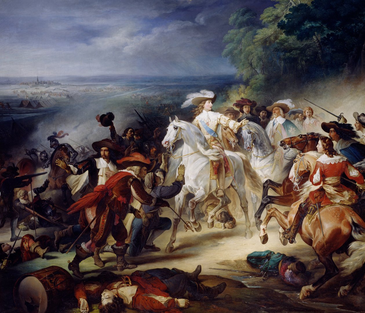 Batalha de Rocroy, 19 de maio de 1643, 1834 de François Joseph Heim