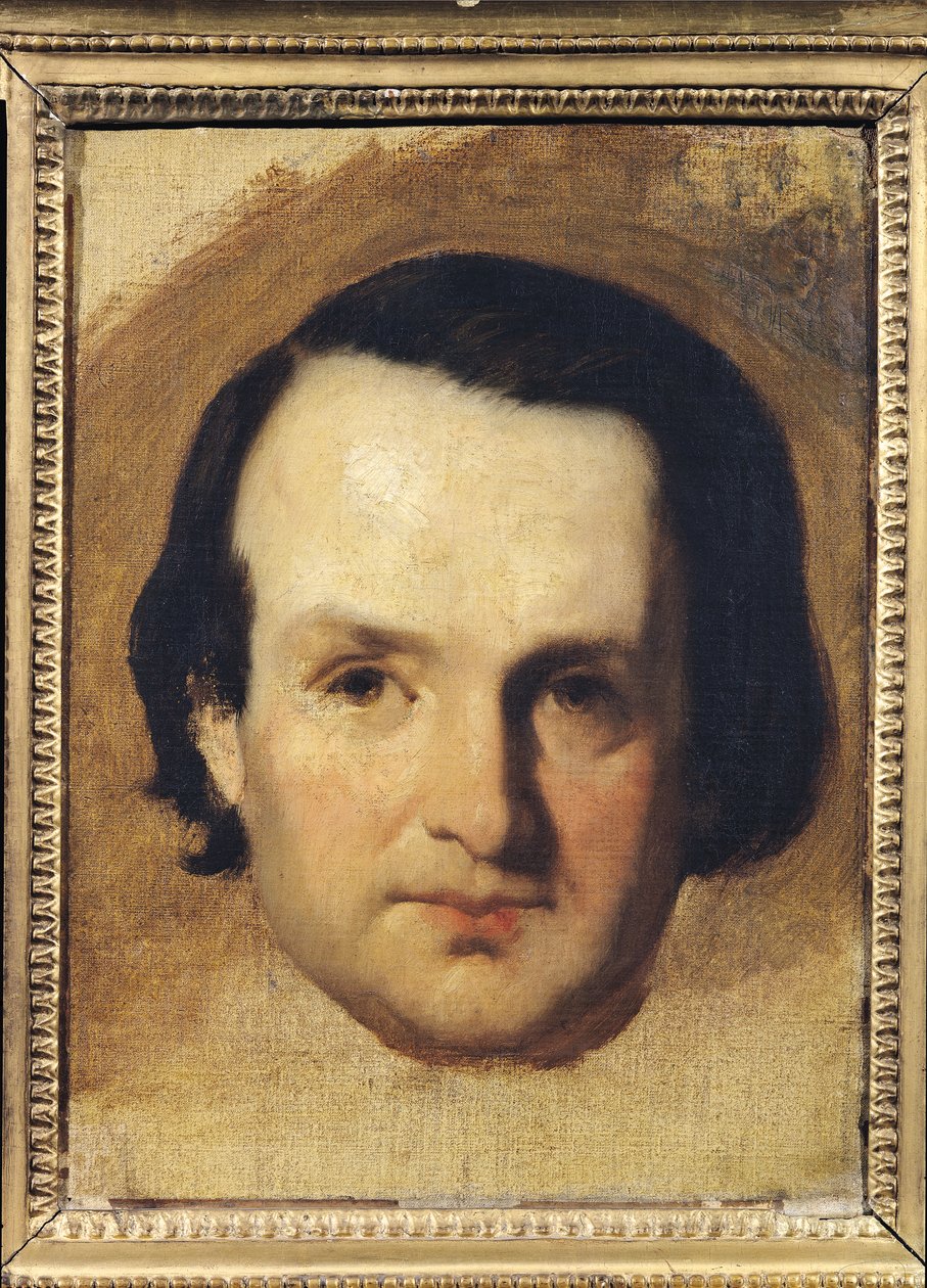Estude para um retrato de Victor Hugo (1802-85) c.1836 de François Joseph Heim